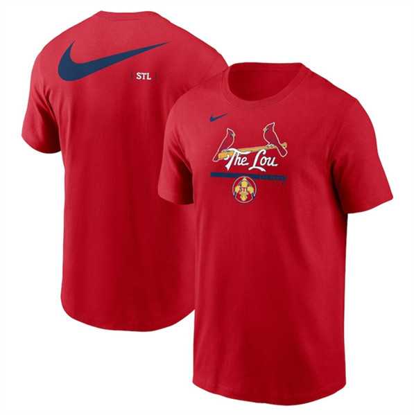 Men's St. Louis Cardinals Red 2024 City Connect Speed T-Shirt,We sell and wholesale Men's St. Louis Cardinals Red 2024 City Connect Speed T-Shirt on line form chian!